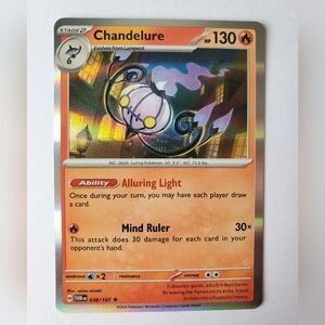 Chandelure 38/167 | Twilight Masquerade | Holo Rare | NM | Pokemon TCG Card